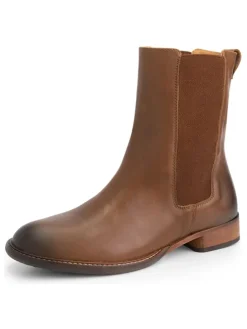 Leren chelseaboots 