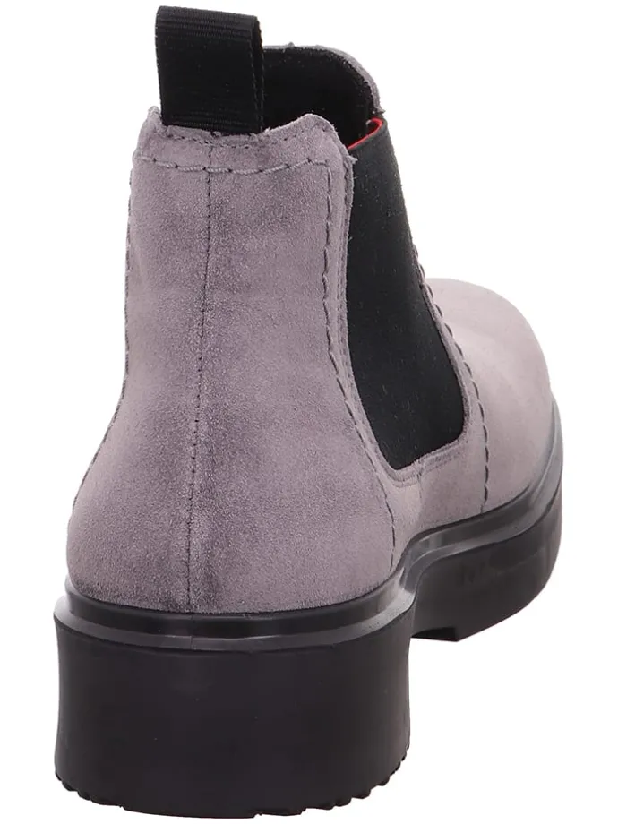 Leren chelseaboots "Angel" grijs