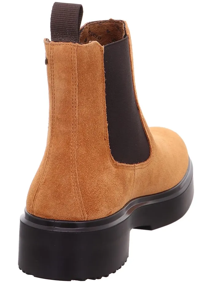 Leren chelseaboots "Angel" lichtbruin