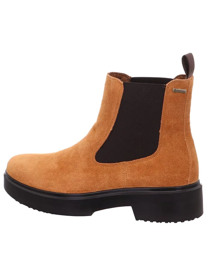 Leren chelseaboots "Angel" lichtbruin