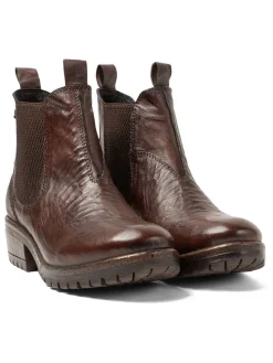 Leren chelseaboots bruin
