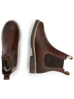 Leren chelseaboots bruin
