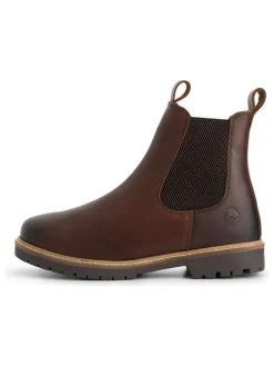Leren chelseaboots bruin