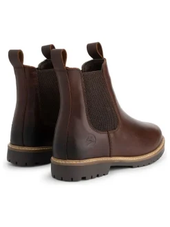 Leren chelseaboots bruin