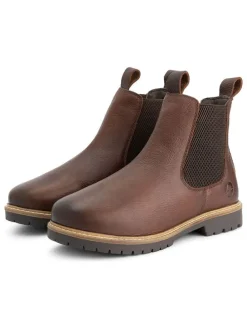Leren chelseaboots bruin