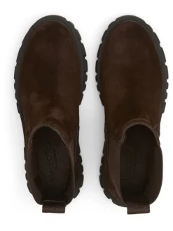 Leren chelseaboots bruin