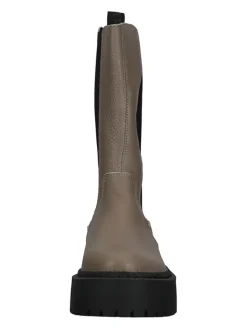 Leren chelseaboots bruin
