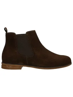 Leren chelseaboots bruin