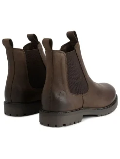 Leren chelseaboots bruin