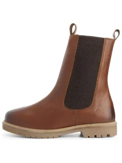 Leren chelseaboots "Ferring" lichtbruin