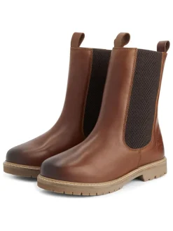 Leren chelseaboots 
