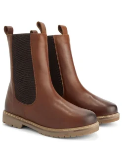 Leren chelseaboots 