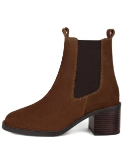Leren chelseaboots 