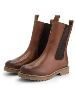 Leren chelseaboots 
