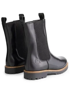 Leren chelseaboots 