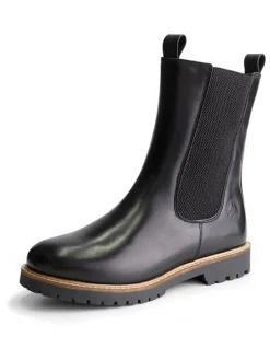 Leren chelseaboots 