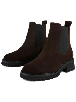 Leren chelseaboots "From The Best" bruin