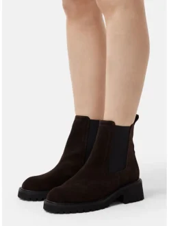 Leren chelseaboots 