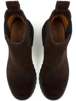 Leren chelseaboots 