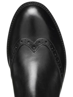 Leren chelseaboots 