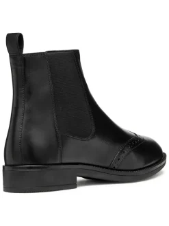 Leren chelseaboots 