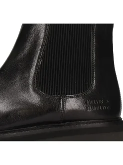 Leren chelseaboots "Jenny 2" zwart