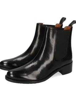 Leren chelseaboots "Kaya 1" zwart