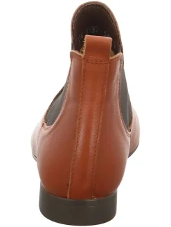 Leren chelseaboots lichtbruin