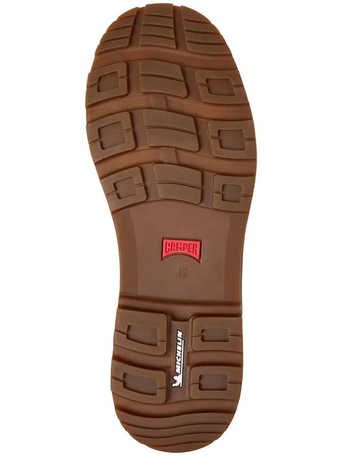 Leren chelseaboots lichtbruin