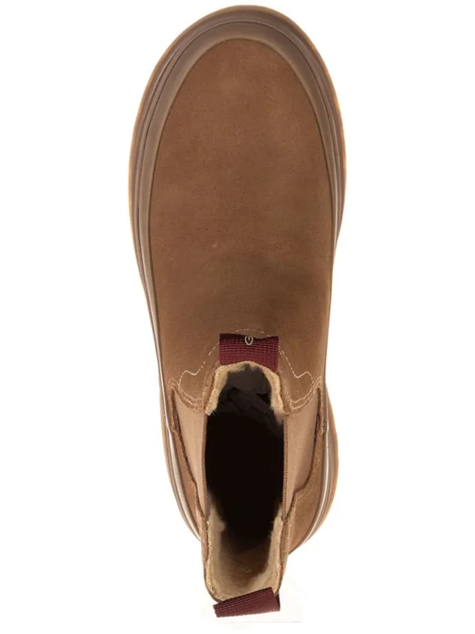 Leren chelseaboots lichtbruin