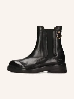 Leren chelseaboots "Maria 15" zwart