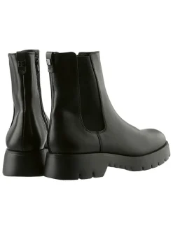 Leren chelseaboots "Montana" zwart