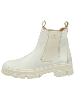 Leren chelseaboots "Monthike" crème
