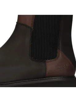 Leren chelseaboots "Nyra 2" zwart