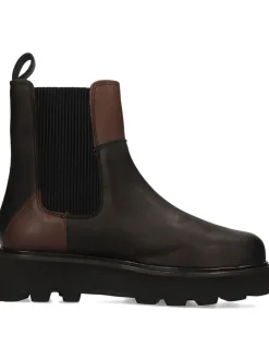 Leren chelseaboots 