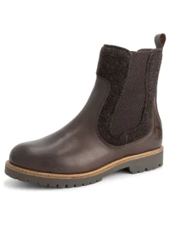 Leren chelseaboots 