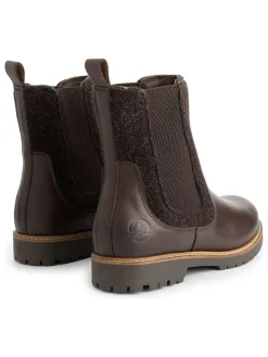 Leren chelseaboots 