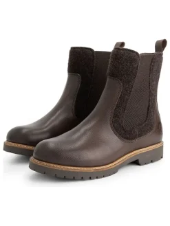 Leren chelseaboots 
