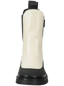 Leren chelseaboots "Prepnovo" crème/zwart