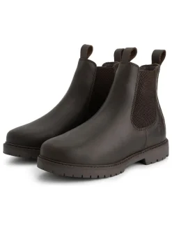 Leren chelseaboots "Raufoss" bruin