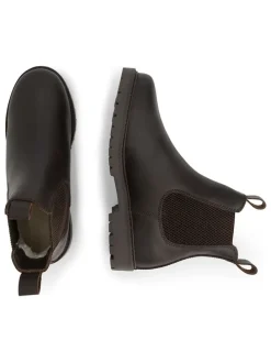 Leren chelseaboots 