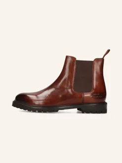 Leren chelseaboots 