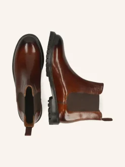 Leren chelseaboots 
