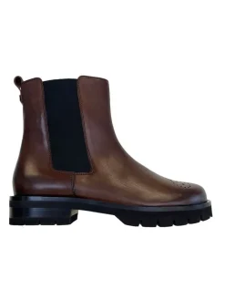 Leren chelseaboots "Robin" bruin