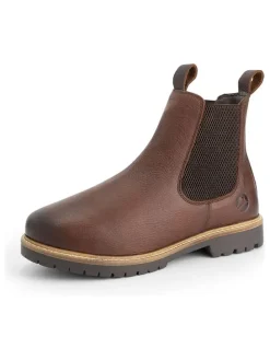 Leren chelseaboots 