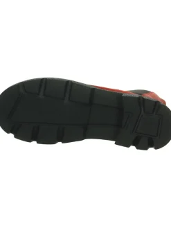 Leren chelseaboots rood