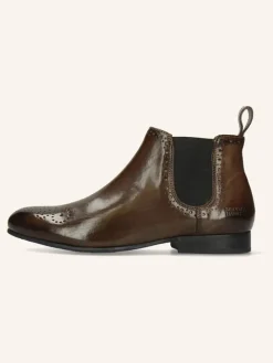 Leren chelseaboots "Sally 16" bruin
