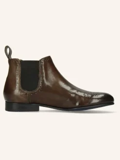 Leren chelseaboots 