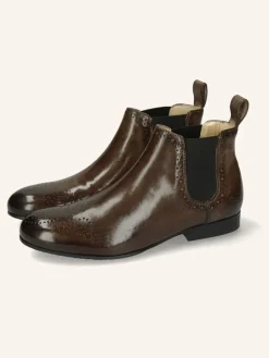 Leren chelseaboots 