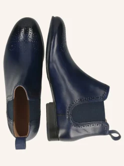 Leren chelseaboots 